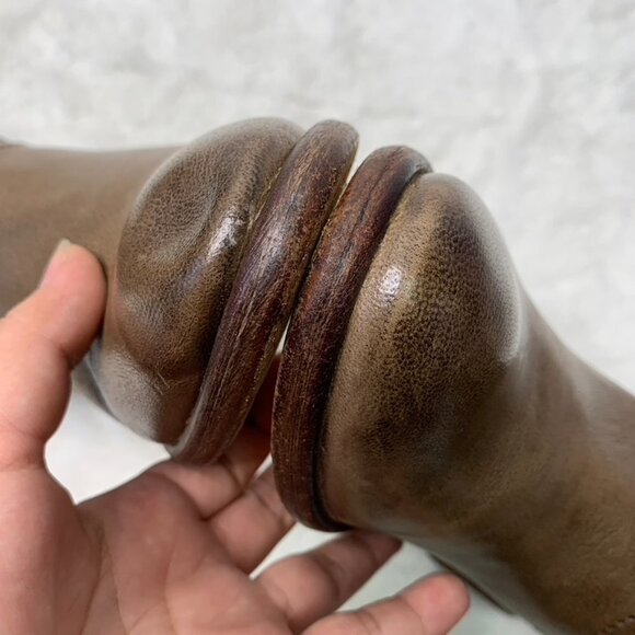 Frye 77032 Women's Light Brown Leather Carson Shortie Boots Size 6 1/2 - Picture 10 of 16